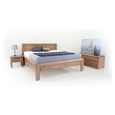 Postel GWdesign Rita Rozměr: 200x200 cm, Moření: Buk-B9