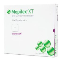MEPILEX XT 10X10 CM, 5 KS, ABSORPČNÍ PĚNOVÉ KRYTÍ SE SILIKONO