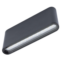LED Venkovní nástěnné svítidlo FLOW 2xLED/6W/230V IP54 černá