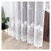 Dekorační vzorovaná záclona KARMINA LONG bílá 200x250 cm (cena za 1 kus dlouhé záclony) MyBestHo