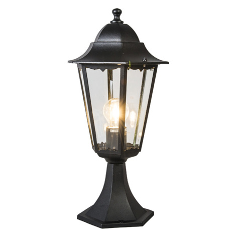 Klasická venkovní lampa podstavce černá 48 cm IP44 - New Orleans QAZQA