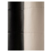 EQUA Mismatch Puffy Black 750 ml designová luxusní ekologická skleněná lahev na pití s obalem z 