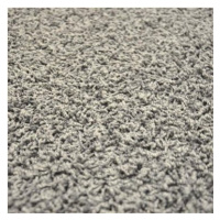 Kusový šedý koberec Color Shaggy čtverec