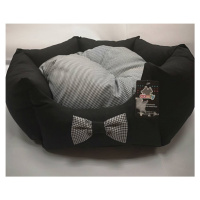 Comfy Lola postel - pepitová pepitová, 60 x 33 cm