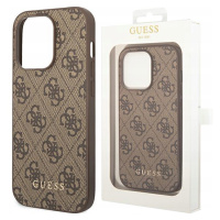 Guess Pouzdro Case Kryt Obal Pouzdro S Logem Pro Iphone 14 Plus Hnědé