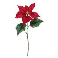 Umělá Poinsettia červená, 51 cm