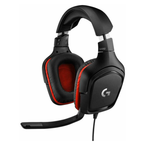 Headset Logitech Gaming G332 (981-000757) / černá / červená Varianta: ivi1