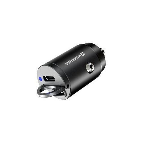 Swissten CL adaptér Power Delivery 2x USB-C Nano černý