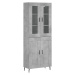 vidaXL Skříň highboard betonově šedá 69,5x34x180 cm kompozitní dřevo