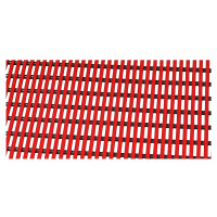 EHA Podlahová rohož pro sprchu a převlékárnu, měkčené PVC, na bm, šířka 1000 mm, červená