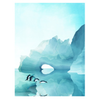 Ilustrace Penguins By Day, Goed Blauw, 30x40 cm
