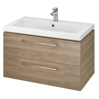 CERSANIT SET 821 LARA COMO 80 (SKŘÍŇKA+UMYVADLO) OŘECH DSM S801-154-DSM