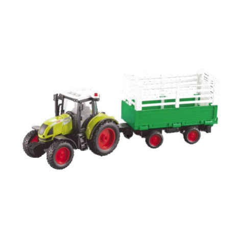 Farm service - Traktor s valníkem na přepravu sena 1:16 Sparkys
