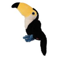 Hračka Dog Fantasy Recycled Toy tukan pískací se šustícím ocasem