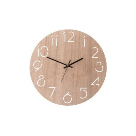 Nástěnné hodiny Light wood, pr. 40,6 cm, dřevo