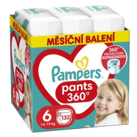 Pampers Pants vel. 6 Monthly Pack 14-19 kg plenkové kalhotky 132 ks