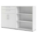Bílá modulární knihovna 178x113 cm Prima – Tvilum