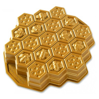 Nordic Ware Forma včelí plástev zlatá