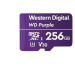 WD MicroSDXC karta 256GB Purple WDD256G1P0C Class 10 (R:100/W:60 MB/s)