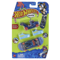 Mattel Hot Wheels Skates sběratelská kolekce fingerboard a boty Bat Blast and Rig Storm