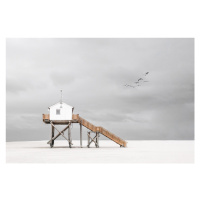 Fotografie on the beach, Rolf Endermann, 40 × 26.7 cm