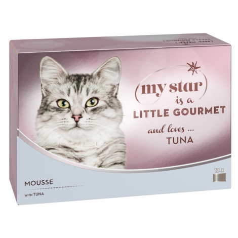 Výhodné balení My Star Mousse Gourmet konzerva 4 x 12 ks (48 x 85 g) - tuňák