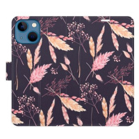 iSaprio flip pouzdro Ornamental Flowers 02 pro iPhone 13 mini