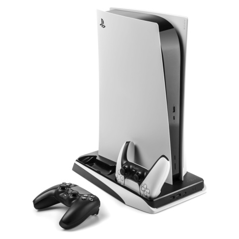 FIXED Multifunkční stanice PlayStation 5 FIXPS5-MCS-BW Černá