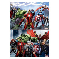 Puzzle Avengers - Sjednocení 2x100 dílků