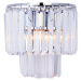 Brilagi Brilagi - LED Křišťálové nástěnné svítidlo MOZART 2xE14/40W/230V lesklý chrom