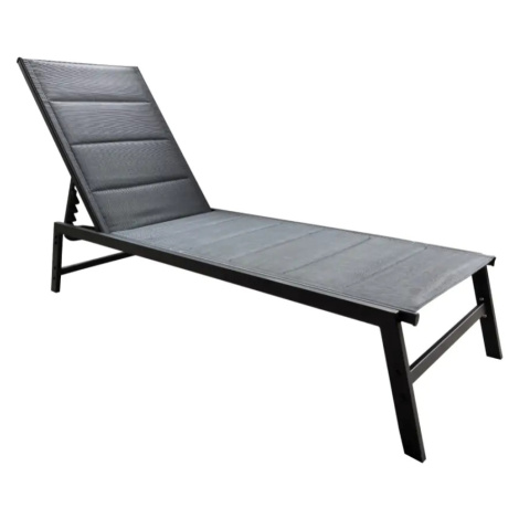 Tempo Kondela Zahradní lehátko LOPEZ - černá