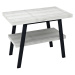 Sapho TWIGA umyvadlový stolek 100x72x50 cm, černá mat/dub starobílý
