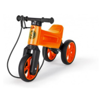 Odrážedlo FUNNY WHEELS Rider SuperSport oranž. 2v1+popruh, výš. sedla 28/30cm nos. 25kg 18m+ v s