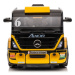 mamido  Dětský elektrický kamion Mercedes Axor LCD MP4 s návěsem žlutý