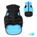 AiryVest bunda pro psy černá/modrá XS 22
