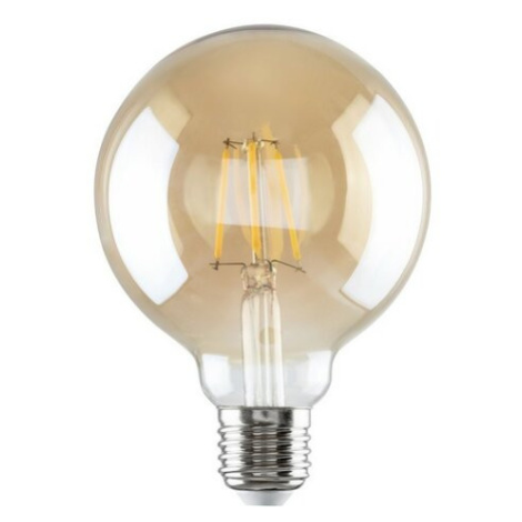 Rabalux Dekorativní LED filament žárovka, jantarová, E27, G95, 5,4W, 510lm, 2700K, 20000h.