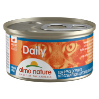 Almo Nature Daily Menu, 24 x 85 g - 20 + 4 zdarma - Pěna s mořskou rybou