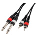 Cascha Audio Cable Stereo 1 m 6,3 mm