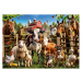 Puzzle Farmyard Buddies Educa 500 dílků a Fix lepidlo