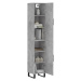 vidaXL Skříň highboard betonově šedá 34,5x34x180 cm kompozitní dřevo