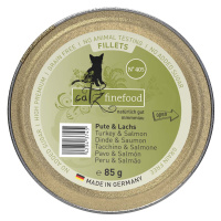 catz finefood Fillets N°405 s krůtím a kuřecím masem a lososem v želé 12 × 85 g