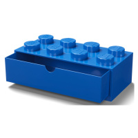 LEGO® stolní box 8 se zásuvkou - modrá