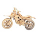 Woodcraft construction kit Woodcraft Dřevěné 3D puzzle motorka terénní