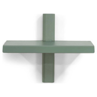 Zeleno-šedá kovová police 28 cm Hola – Spinder Design