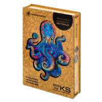 Unidragon Dřevěné puzzle Magnetic Octopus 300 ks