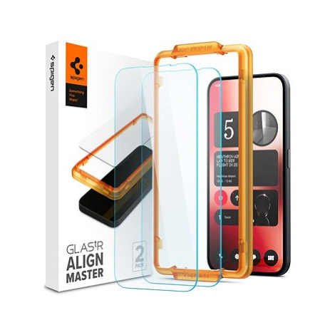 Spigen Glass tR AlignMaster 2 Pack Nothing Phone (2a)