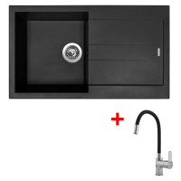 Sinks AMANDA 860 Pureblack + Flexia AMANDA 860 Pureblack + Flexia