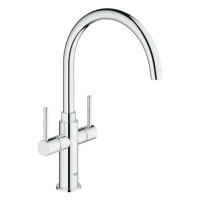 Dřezová baterie Grohe Ambi s otočným ramínkem chrom 30190000