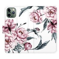 iSaprio flip pouzdro Pink Flowers pro iPhone 11 Pro