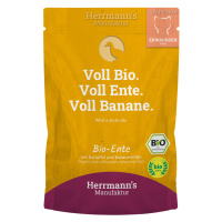 Herrmann's Bio-Selection 20 × 100 g - bio kachna s bio bramborami a bio banánovými čipsy